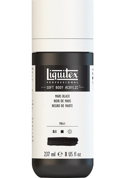 Professional Soft Body Akrilik Boya 237ML Mars Black 276 S1