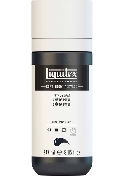 Professional Soft Body Akrilik Boya 237ML Payne's Gray 310 S1 modelleri