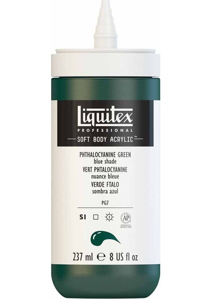 Professional Soft Body Akrilik Boya 237ML Phthalocyanine Green Blue Shade 317 S1 fırsatları