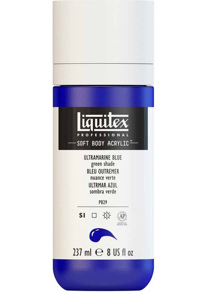 Professional Soft Body Akrilik Boya 237ML Ultramarine Blue Green Shade 380 S1 modelleri