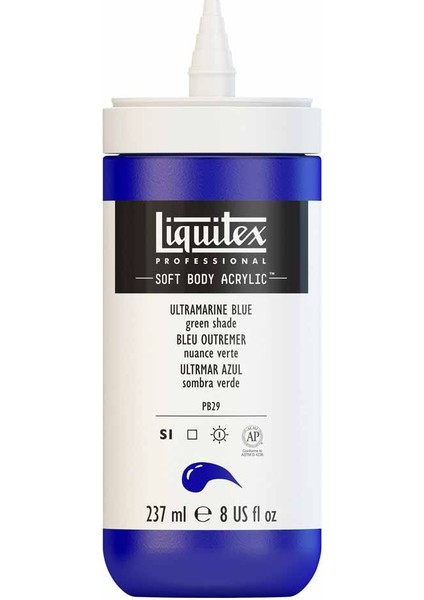 Professional Soft Body Akrilik Boya 237ML Ultramarine Blue Green Shade 380 S1 fırsatları