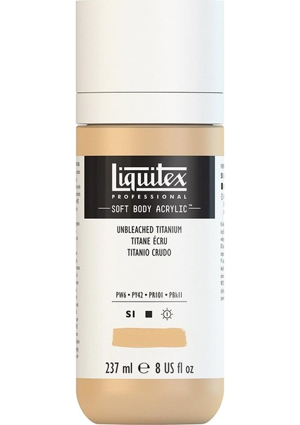 Professional Soft Body Akrilik Boya 237ML Unbleached Titanium 434 S1