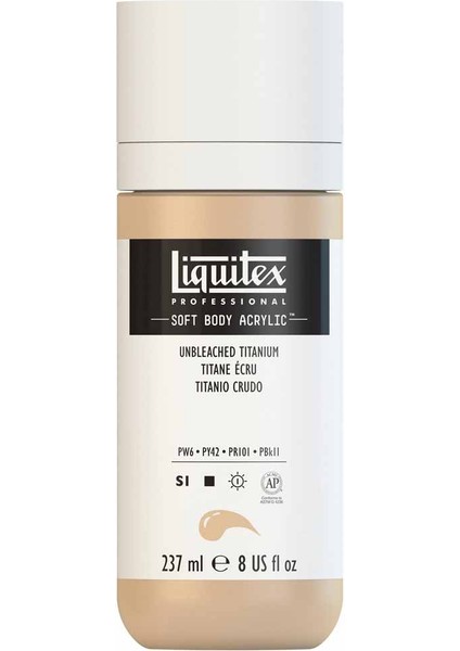 Professional Soft Body Akrilik Boya 237ML Unbleached Titanium 434 S1 modelleri