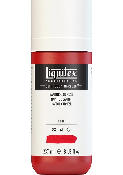 Professional Soft Body Akrilik Boya 237ML Naphthol Crimson 292 S2
