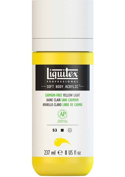 Professional Soft Body Akrilik Boya 237ML Cadmium-Free Yellow Light 889 S3 modelleri