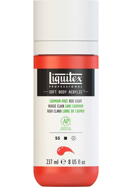 Professional Soft Body Akrilik Boya 237ML Cadmium-Free Red Light 893 S5 modelleri