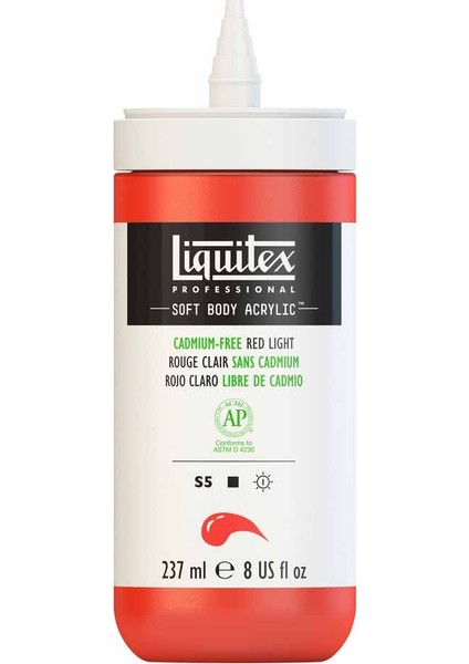 Professional Soft Body Akrilik Boya 237ML Cadmium-Free Red Light 893 S5 fırsatları
