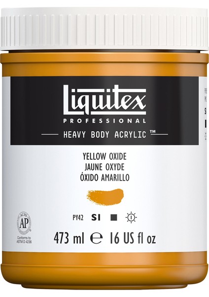 Professional Heavy Body Akrilik Boya 473ML Yellow Oxide 416 S1 modelleri