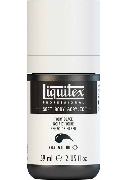 Professional Soft Body Akrilik Boya 59ML Ivory Black 244 S1 modelleri