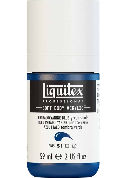 Professional Soft Body Akrilik Boya 59ML Phthalocyanine Blue Green Shade 316 S1 modelleri