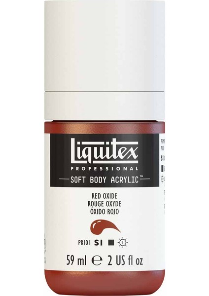 Professional Soft Body Akrilik Boya 59ML Red Oxide 335 S1 modelleri