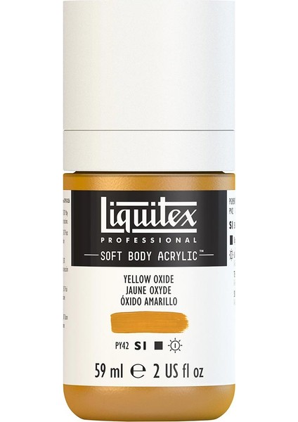 Professional Soft Body Akrilik Boya 59ML Yellow Oxide 416 S1