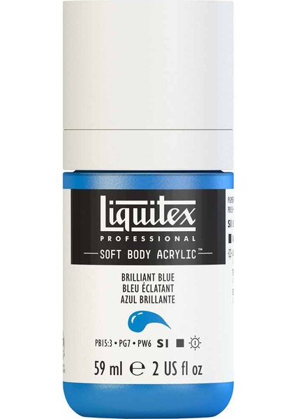 Professional Soft Body Akrilik Boya 59ML Brilliant Blue 570 S1 modelleri