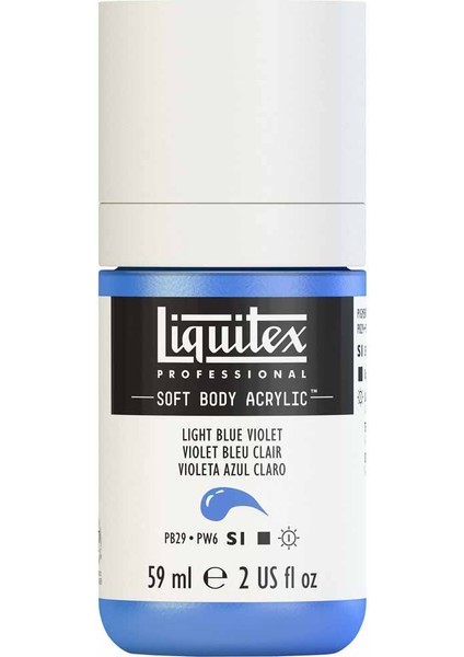 Professional Soft Body Akrilik Boya 59ML Light Blue Violet 680 S1 modelleri