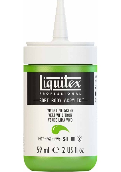 Professional Soft Body Akrilik Boya 59ML Vivid Lime Green 740 S1 fırsatları