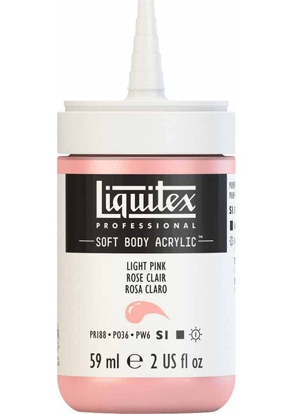 Professional Soft Body Akrilik Boya 59ML Light Pink 810 S1 fırsatları