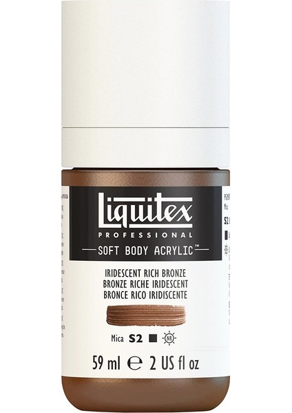 Professional Soft Body Akrilik Boya 59ML Iridescent Rich Bronze 229 S2