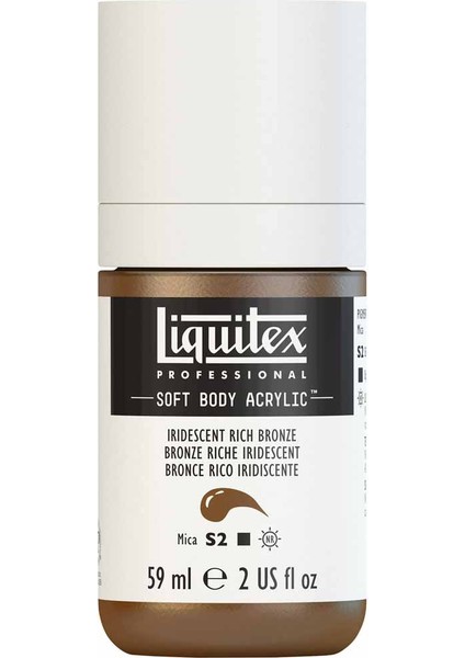 Professional Soft Body Akrilik Boya 59ML Iridescent Rich Bronze 229 S2 modelleri