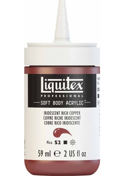 Professional Soft Body Akrilik Boya 59ML Iridescent Rich Copper 230 S2 fırsatları