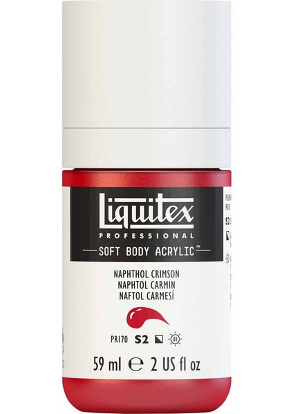 Professional Soft Body Akrilik Boya 59ML Naphthol Crimson 292 S2 modelleri