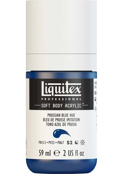 Professional Soft Body Akrilik Boya 59ML Prussian Blue Hue 320 S2 modelleri