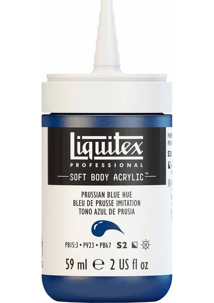 Professional Soft Body Akrilik Boya 59ML Prussian Blue Hue 320 S2 fırsatları