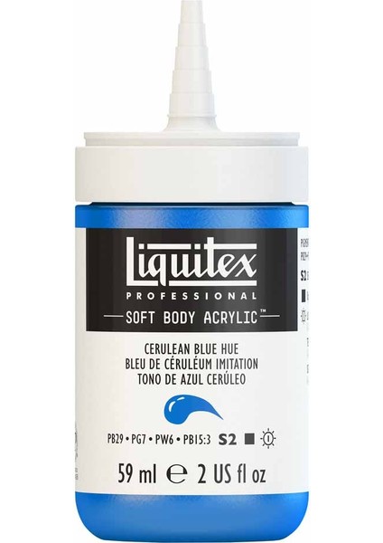 Professional Soft Body Akrilik Boya 59ML Cerulean Blue Hue 470 S2 fırsatları