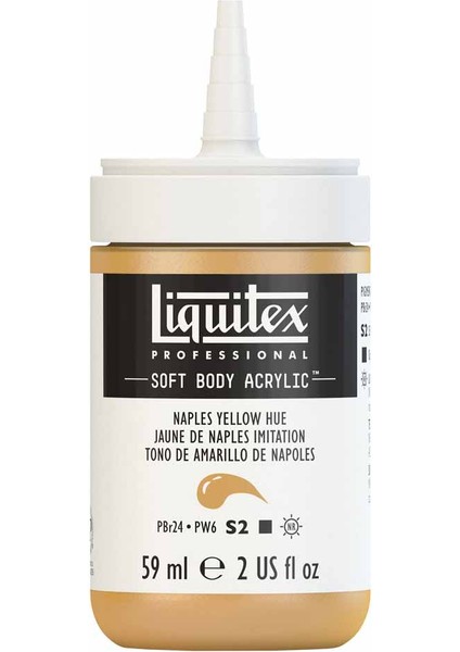 Professional Soft Body Akrilik Boya 59ML Naples Yellow Hue 601 S2 fırsatları