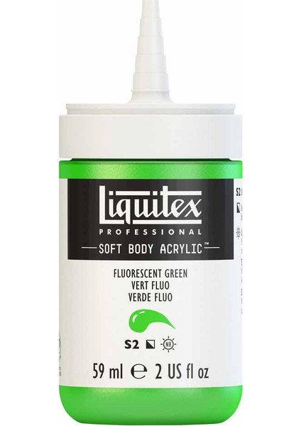 Professional Soft Body Akrilik Boya 59ML Fluorescent Green 985 S2 fırsatları