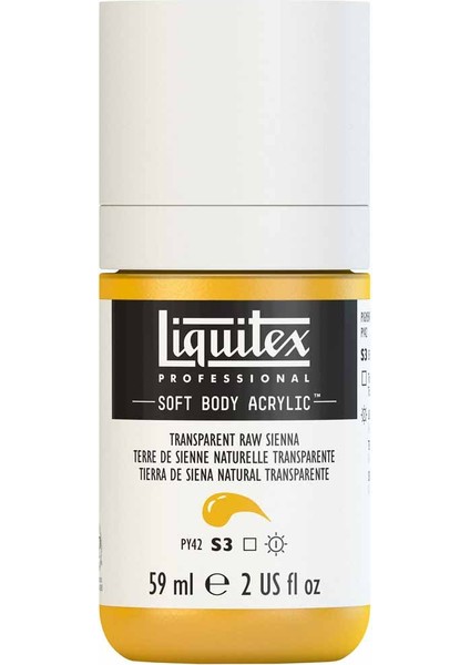 Professional Soft Body Akrilik Boya 59ML Transparent Raw Sienna 332 S3 modelleri