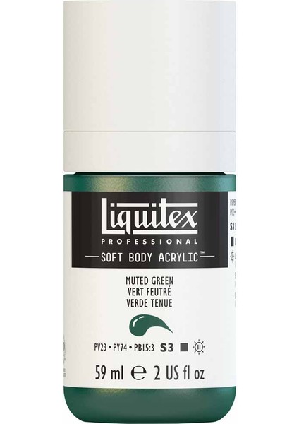 Professional Soft Body Akrilik Boya 59ML Muted Green 501 S3 modelleri