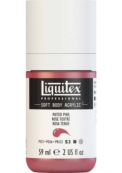 Professional Soft Body Akrilik Boya 59ML Muted Pink 504 S3 modelleri