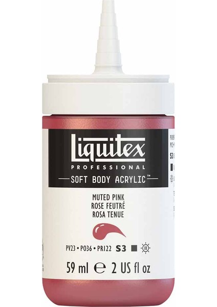 Professional Soft Body Akrilik Boya 59ML Muted Pink 504 S3 fırsatları