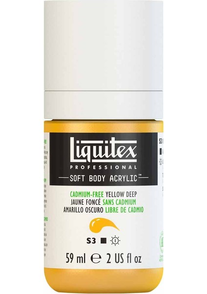 Professional Soft Body Akrilik Boya 59ML Cadmium-Free Yellow Deep 891 S3 modelleri