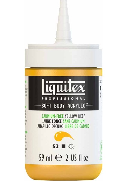Professional Soft Body Akrilik Boya 59ML Cadmium-Free Yellow Deep 891 S3 fırsatları