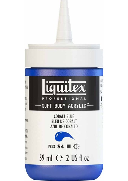 Professional Soft Body Akrilik Boya 59ML Cobalt Blue 170 S4 fırsatları