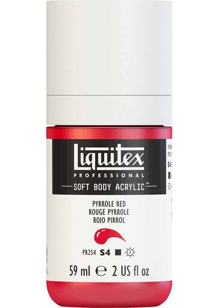 Professional Soft Body Akrilik Boya 59ML Pyrrole Red 321 S4 modelleri
