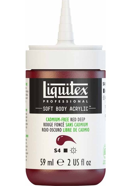 Professional Soft Body Akrilik Boya 59ML Cadmium-Free Red Deep 895 S4 fırsatları