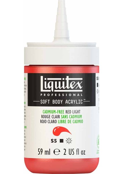 Professional Soft Body Akrilik Boya 59ML Cadmium-Free Red Light 893 S5 fırsatları