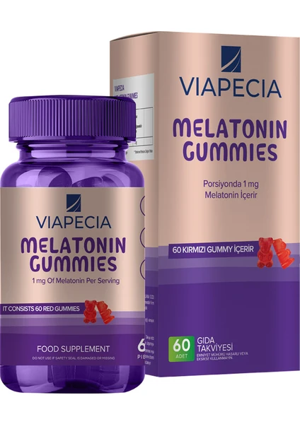 Melatonin Gummies Takviye Edici Gıda 60 Adet