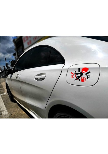 Sticker Master Yakıt Göstergesi Depo Kapağı Sticker Komik Araba Oto Çıkartma 13 cm Oto Motor Pc Etiket fiyatları