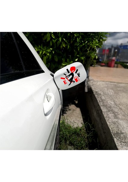 Sticker Master Yakıt Göstergesi Depo Kapağı Sticker Komik Araba Oto Çıkartma 13 cm Oto Motor Pc Etiket modelleri