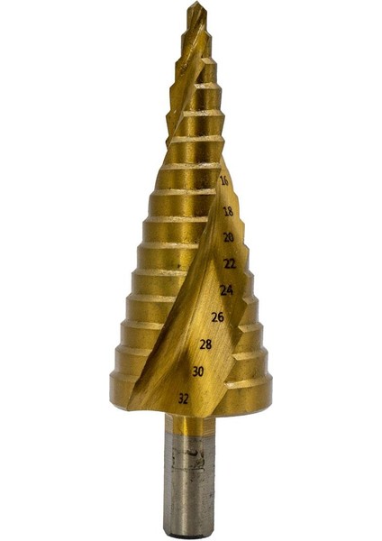 5532 Burgulu Kademeli Matkap Ucu Sac Delme Panç 4-32 mm