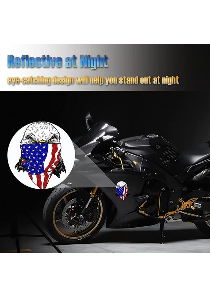 Sticker Master 2 Adet Komik Amerikan Eagle Çıkartmaları Motosiklet Dizüstü Kaykay Bisiklet Oto Motor Pc Etiket