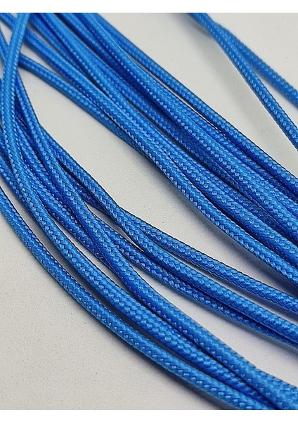 2 mm Paracord Ip ,  Paracord Bileklik Ipi Turkuaz Mavi 10 Metre