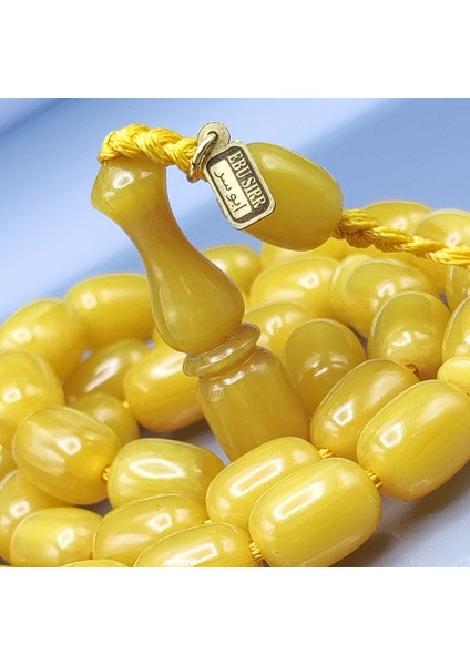 Ebu Sırr Usta Imzalı 9X12 mm Sıkma Kehribar Tesbih fiyatları