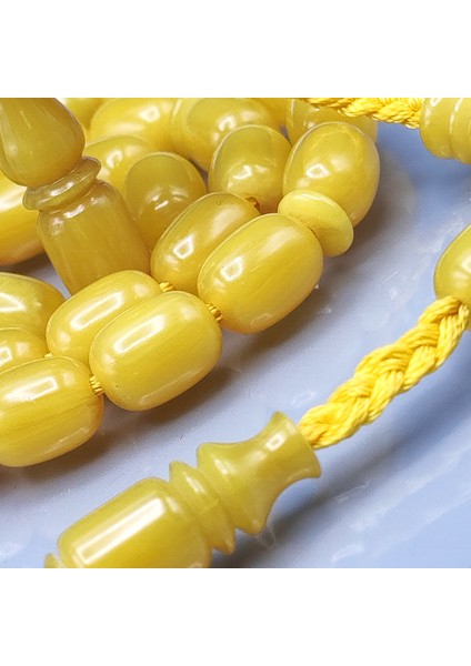 Ebu Sırr Usta Imzalı 9X12 mm Sıkma Kehribar Tesbih modelleri