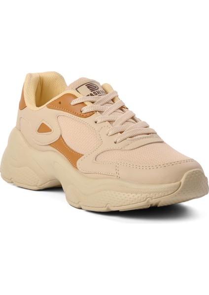 Ravenna-G Bej-Taba Kadın Sneaker
