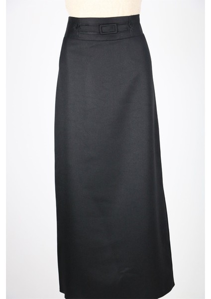 Önü Kemer Detaylı Kumaş Kalem Etek modelleri