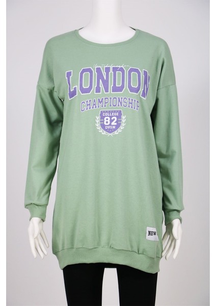 Altı Lastikli Uzun Sweat